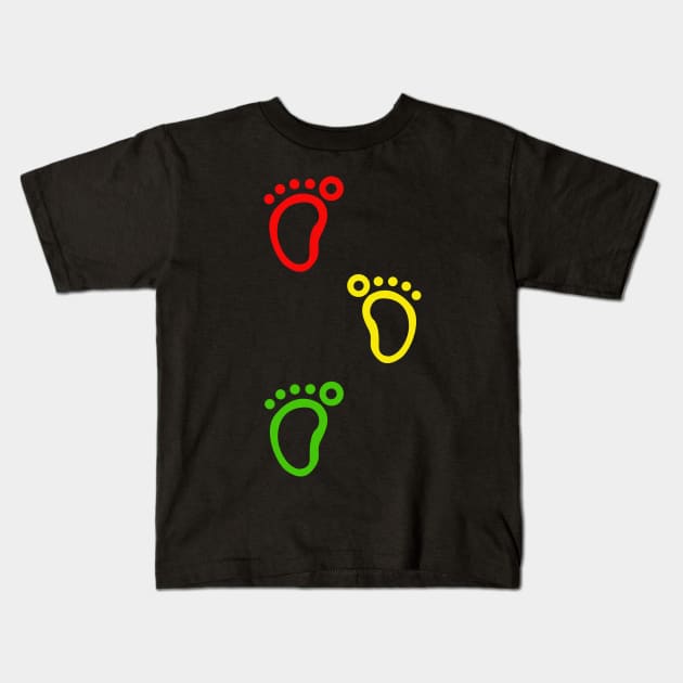 Rastafarian Kids T-Shirt by Abelfashion